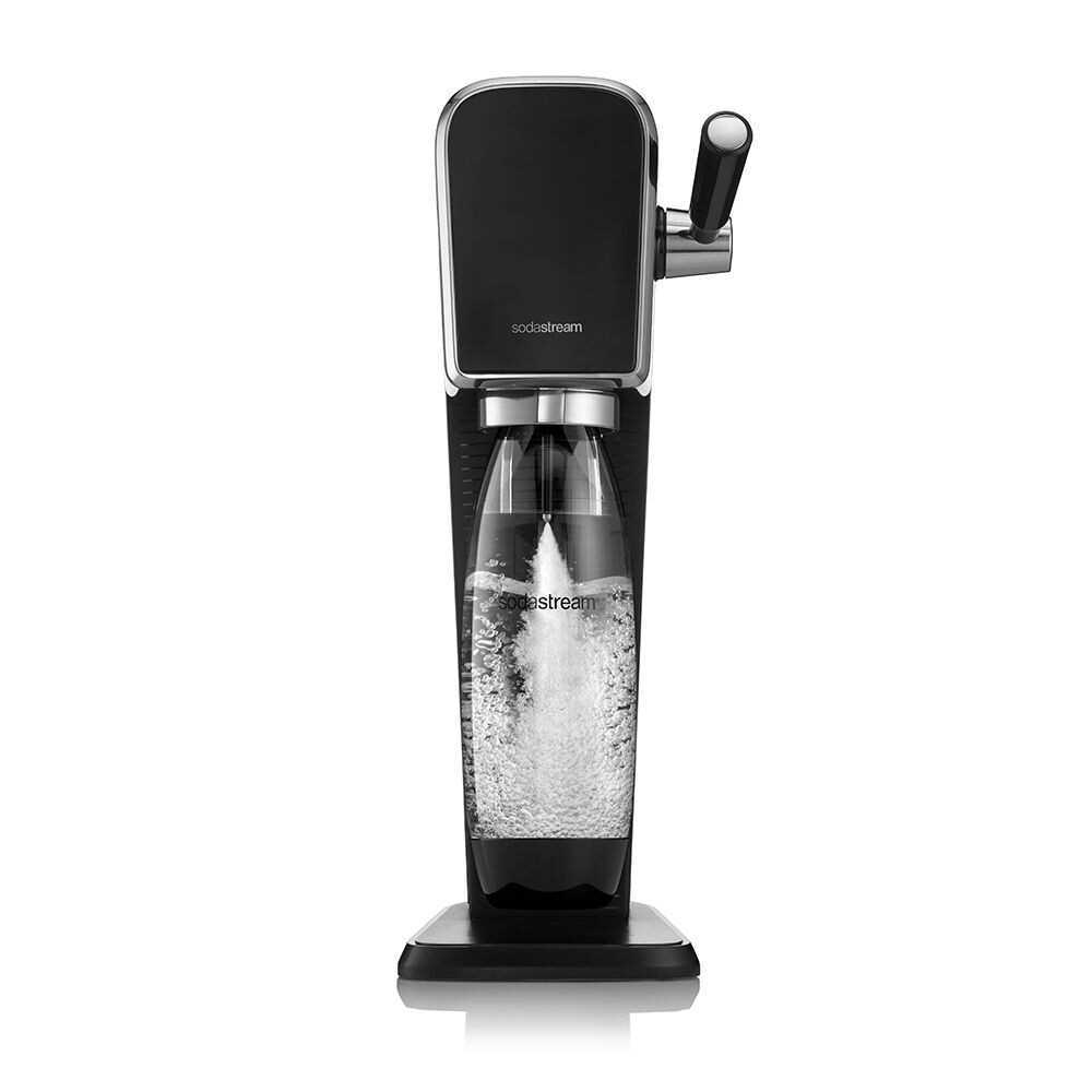 Sodastream Soda Maker Art Black Schwarz Qc Incl 1l Pet Bottle (1013511411)