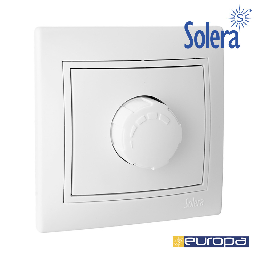 Regulador LED Branco 10a 250v Série Europa Solera Erp31ledu