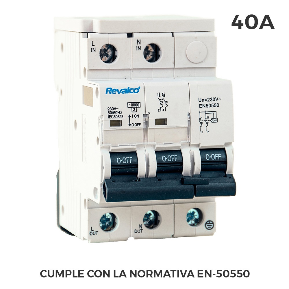 Iga 2P 40A C 10Ka Proteção De Sobretensão Cumpre N