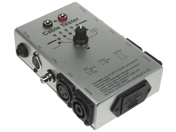 Audio Cabo Tester - 6 Way
