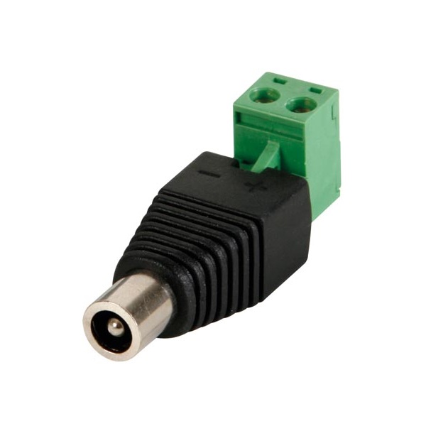 Dc Plug 5.5x2.1mm Female To Screw Terminal (5pcs)