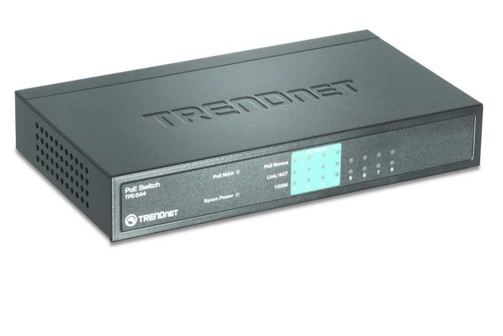 Trendnet Tpe-S44 Switch de Rede Não-Gerido Power .