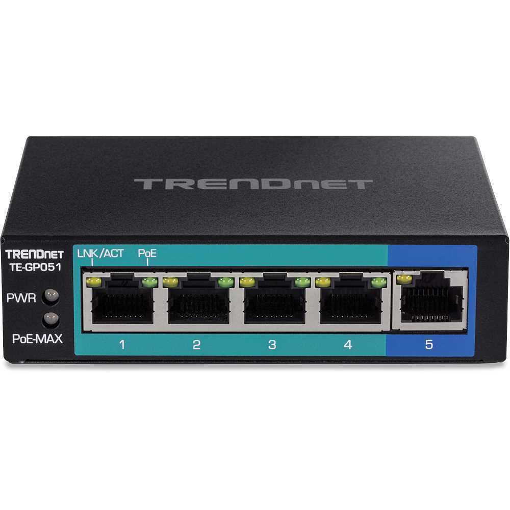 Trendnet Te-Gp051 Switch de Rede Não-Gerido Gigab.