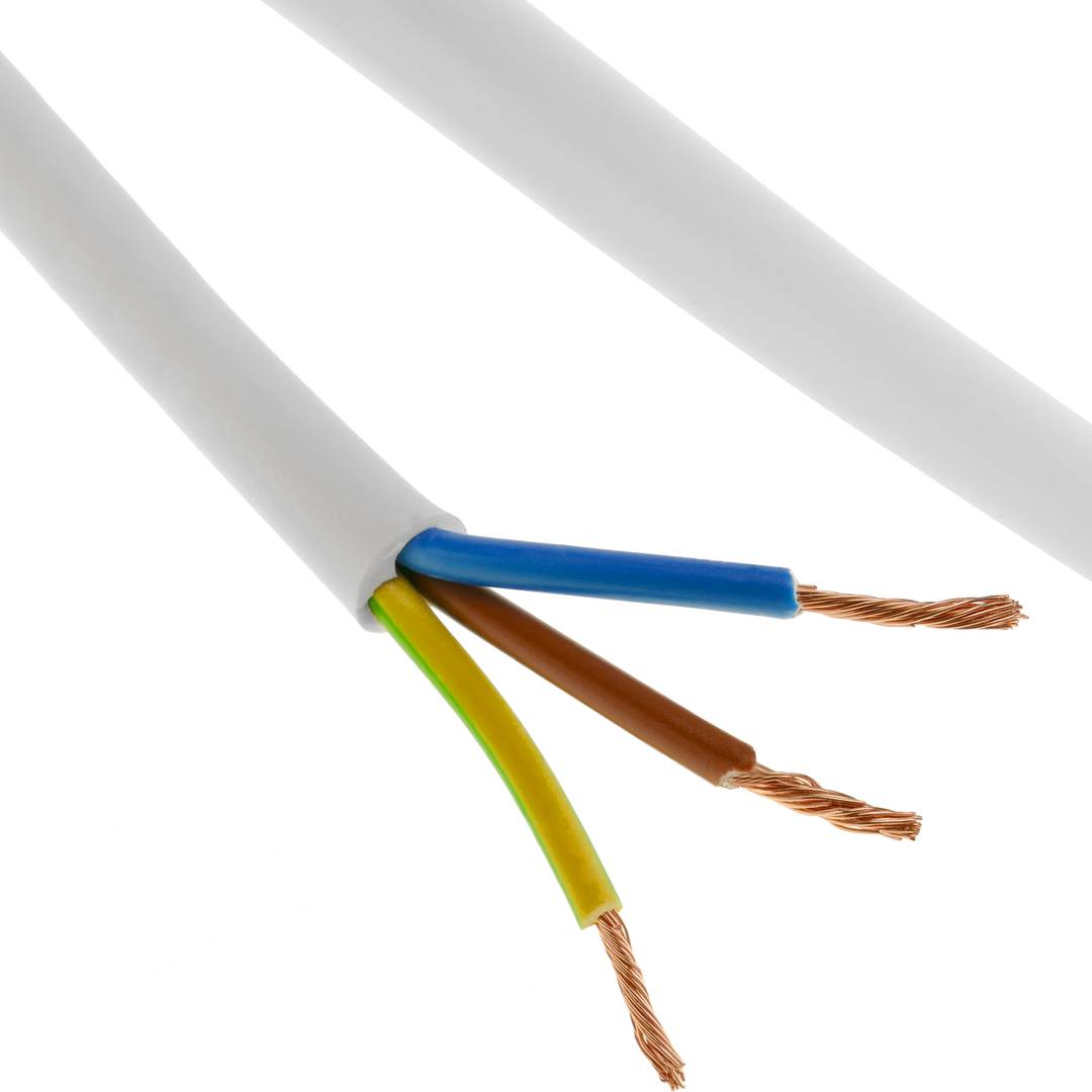 Cable Eléctrico 3 X 2.5 Mm Blanco
