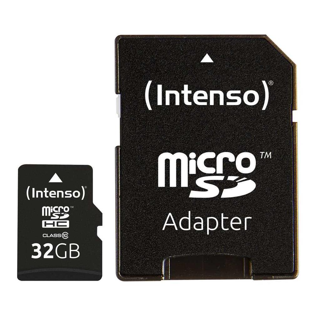Cartão de Memória Micro Sd com Adaptador Intenso 3413480 32 Gb Classe 10 