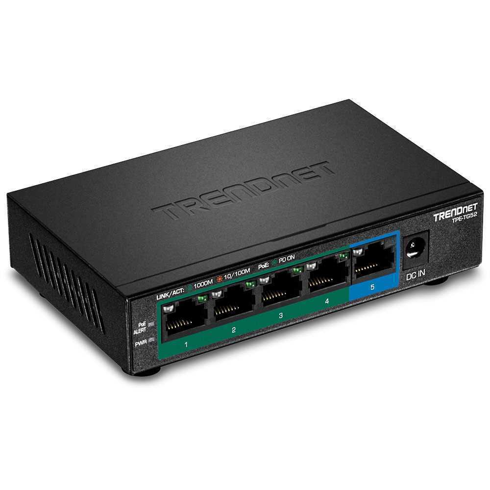 Trendnet Tpe-Tg52 Switch de Rede Não-Gerido Gigab.