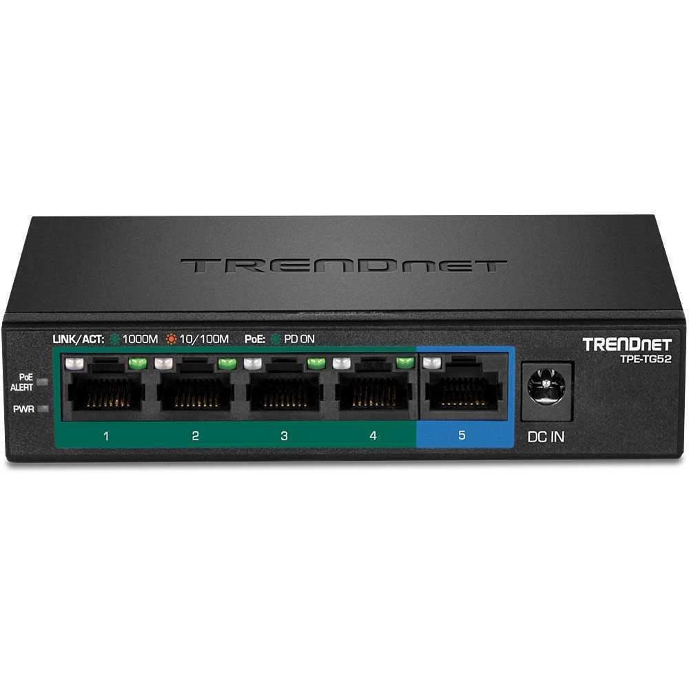 Trendnet Tpe-Tg52 Switch de Rede Não-Gerido Gigab.