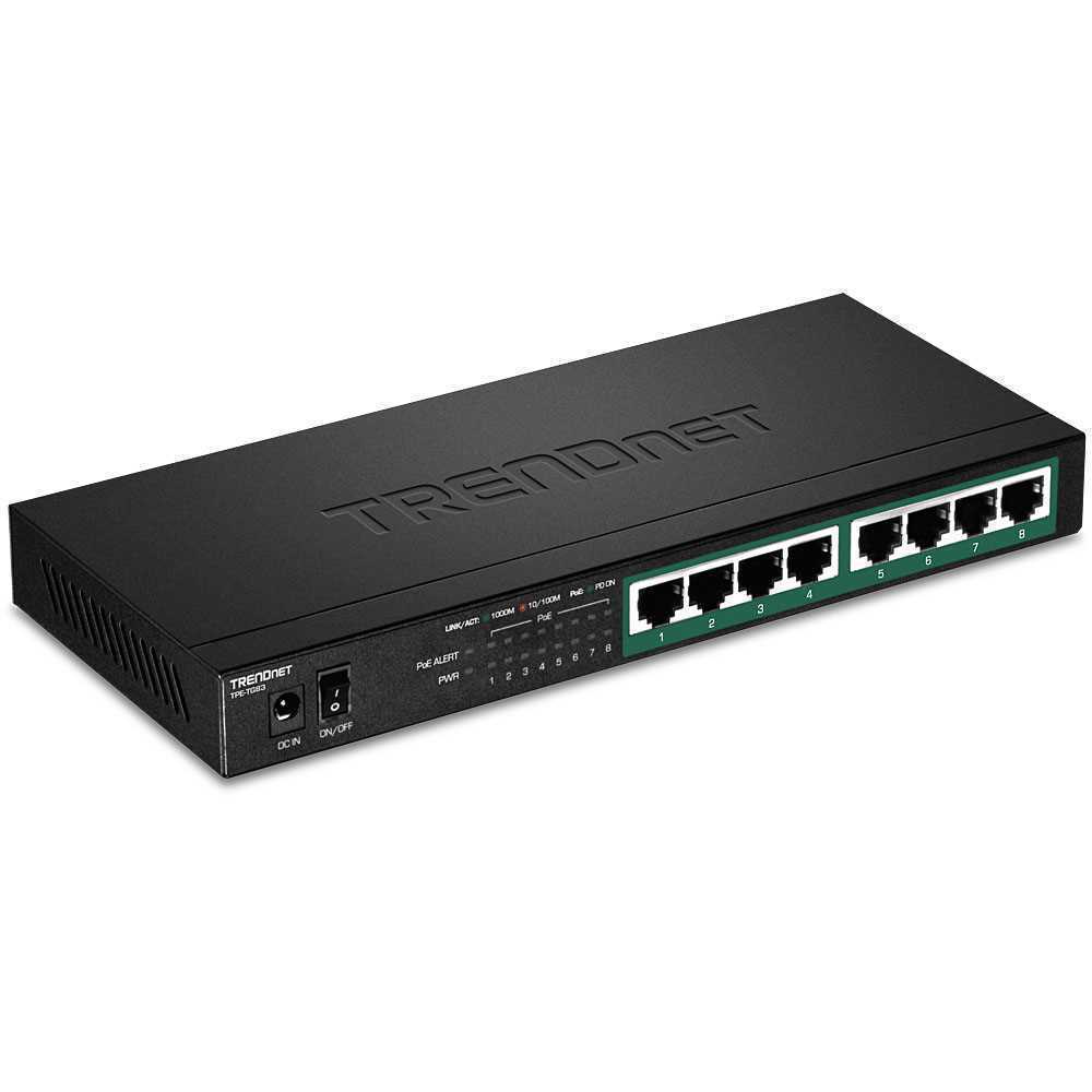 Trendnet Tpe-Tg83 Switch de Rede Não-Gerido Gigab.