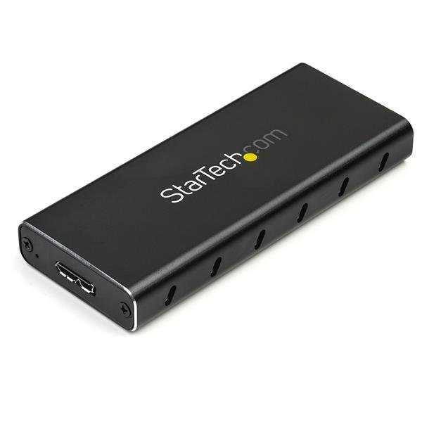 Startech.Com M.2 SSD Enclosure For M.2 Sata Ssds - Usb 3.1 (10gbps) With Usb-C Cable - External Encl