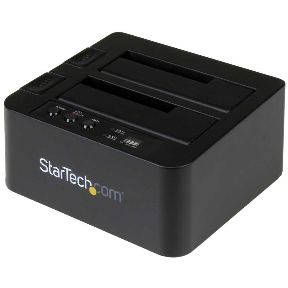Startech.Com Standalone Hard Drive Duplicator, Dual Bay Hddssd Clonercopier, Usb 3.1 (10 Gbps) To Sa