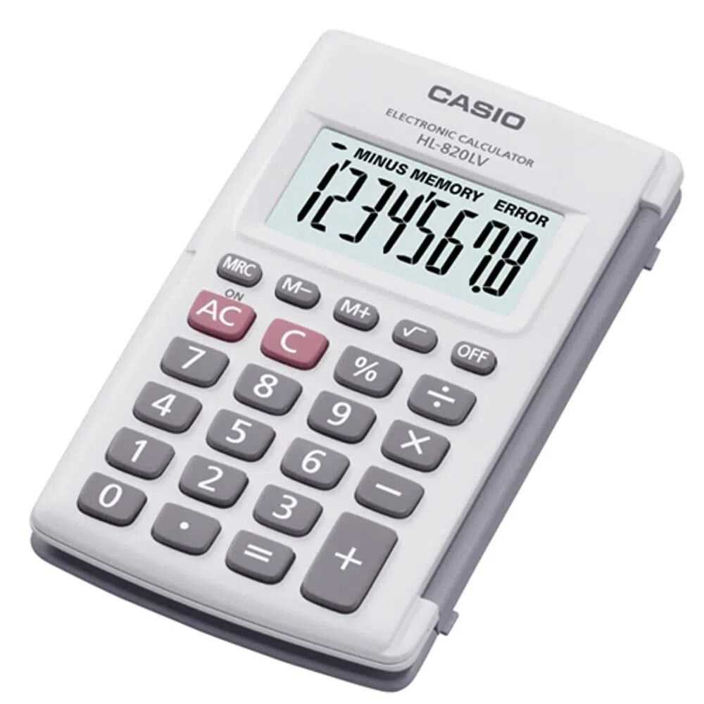 Calculadora Casio Hl-820lv-We Cinzento Resina (10.