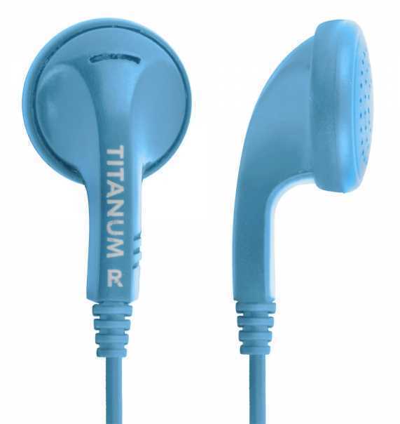 Titanum Stereo Earphones Th108 Blue