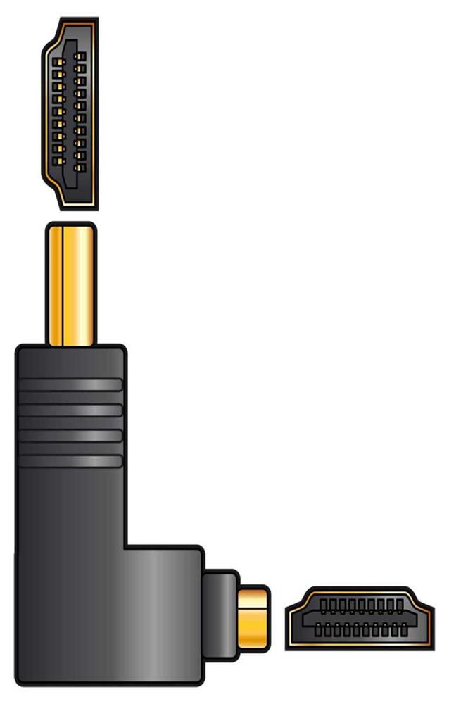 Adaptador HDMI RA Plug - soquete HDMI