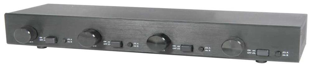 (Uk Version) 2:4 Audio Management Speaker Selector With Volume Controls