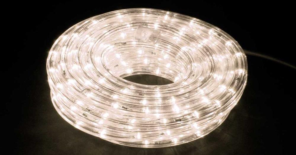 Luz de Corda LED Branco Quente (2800-3300k) 50m