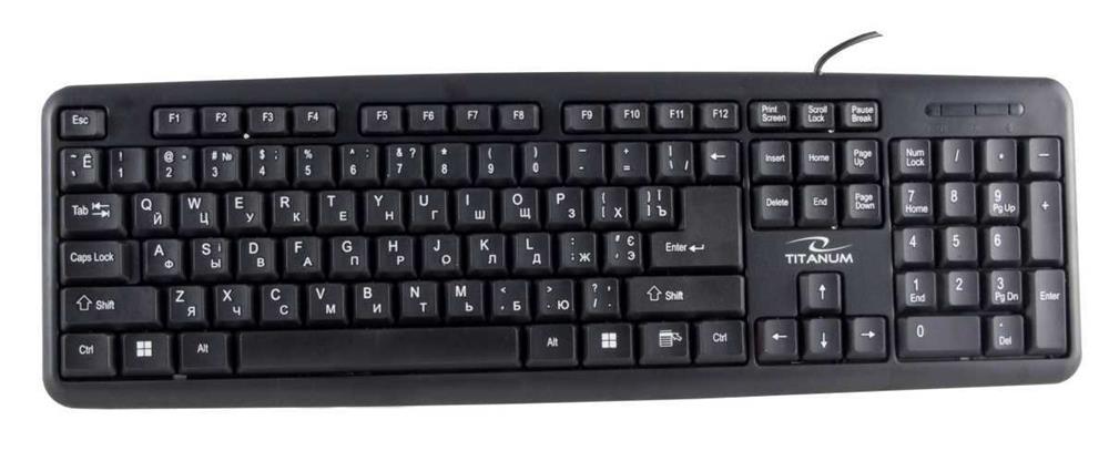Titanum Wired Standard Usb Keyboard Ua