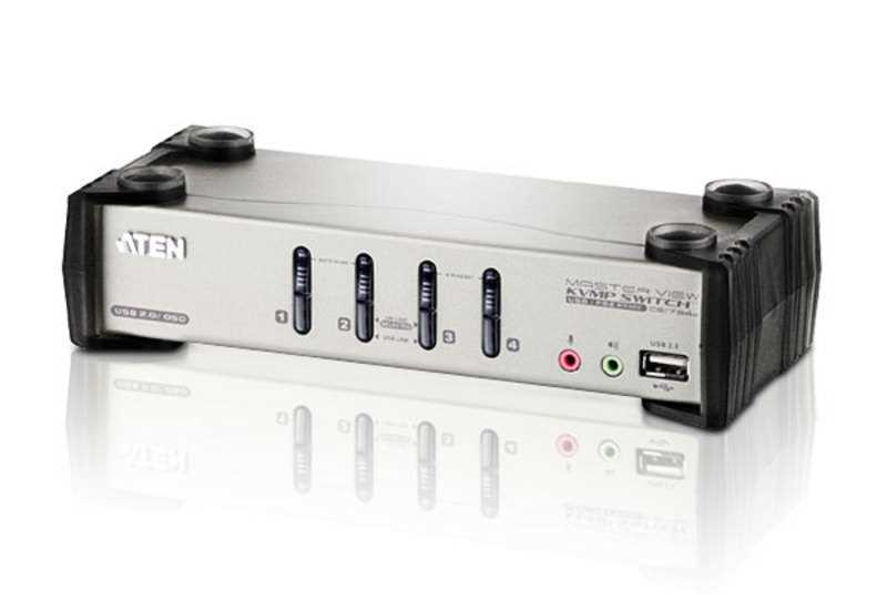 Aten Switch Ps/2-Usb Vga/Audio Kvmp de 4 Portas .