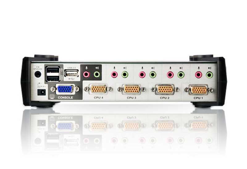 Aten Switch Ps/2-Usb Vga/Audio Kvmp de 4 Portas .