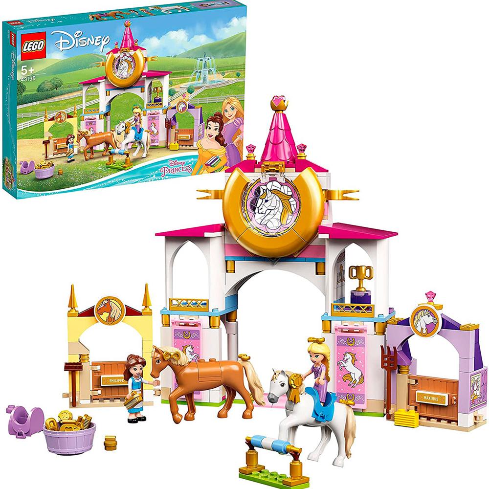 Lego Disney: Estábulos Reais da Bela e Rapunzel  Idades 5+  239 Peças  Item 43195