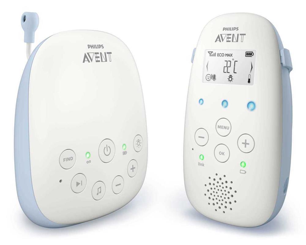 Philips Avent Scd715/26 Video Baby Monitor 330 M Blue  White