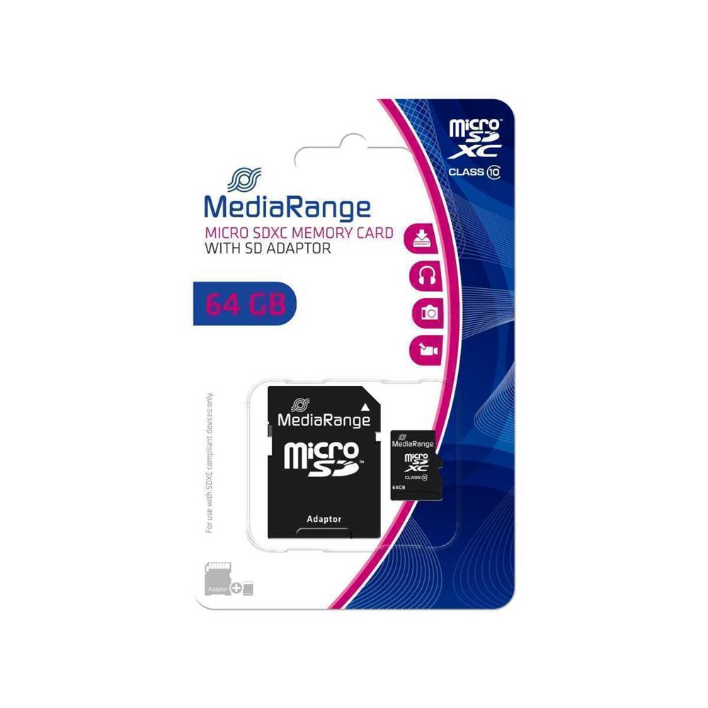 Mediarange Mr955 Cartão de Memória 64 Gb Microsdx.
