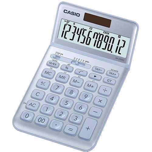 Calculadora Casio Jw-200sc-Bu Azul Plástico (18,3 X 10,9 X 1 Cm) 