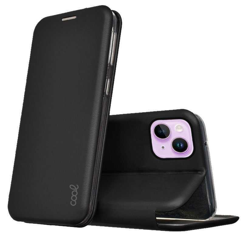 Funda Cool Flip Cover Para iPhone 14 Elegance Neg.