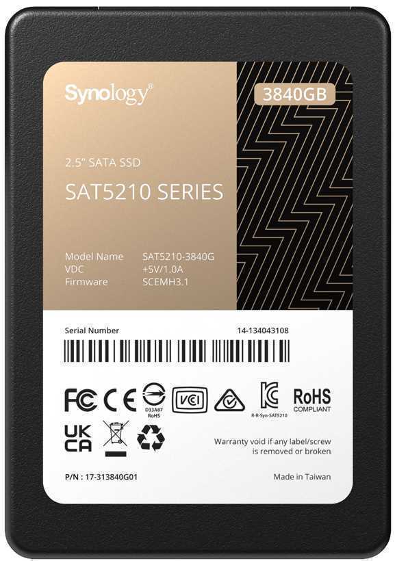 Synology SSD 2.5 Sata 3840gb 2.5