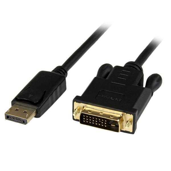 Adaptador Displayport para Adaptador Dvi Startech Dp2dvimm6bs Preto 1,8 M 