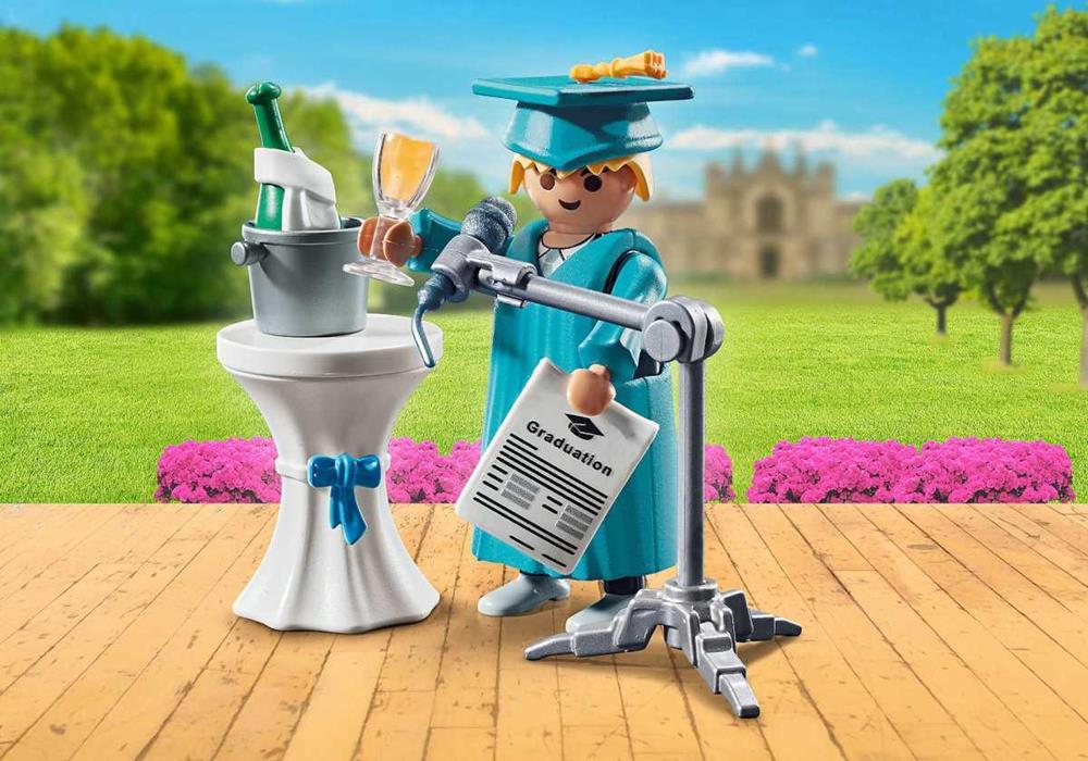 Figura Articulada Playmobil Graduation Party Spec.
