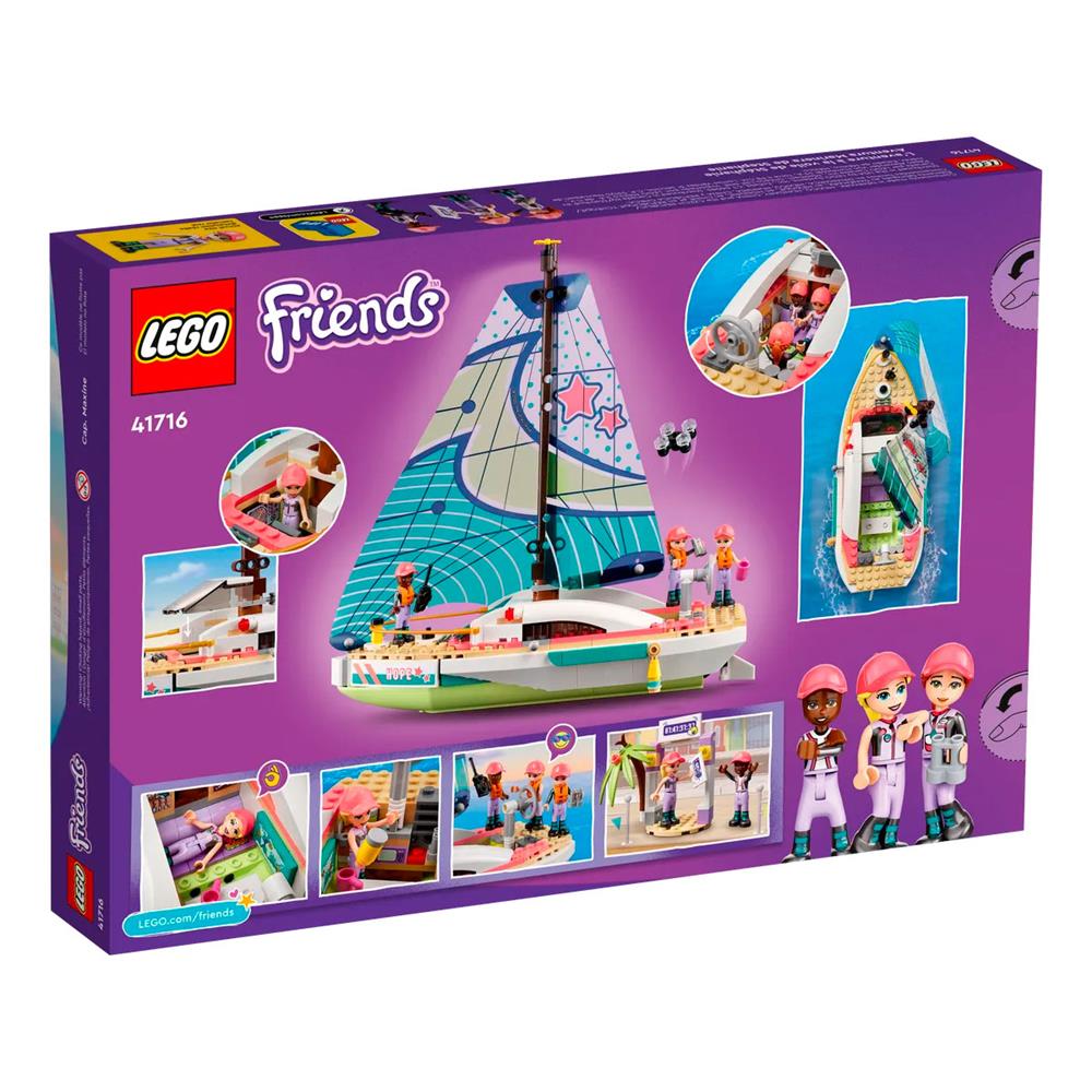 Lego Friends: a Aventura em Barco à Vela da Stephanie  Idades 7+  304 Peças  Item 41716