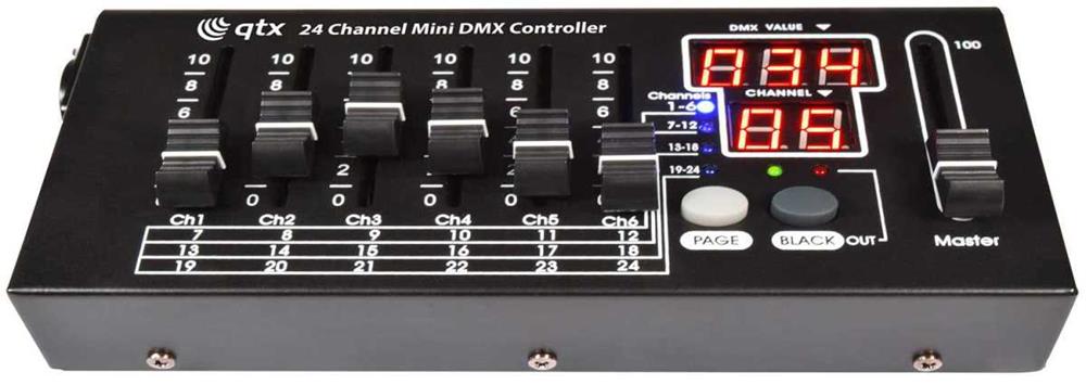 Mini Controlador Dmx de 24 Canais