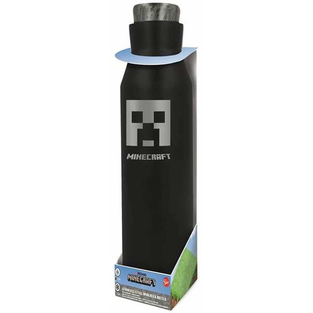 Botella Minecraft Acero Inoxidable 580 Ml