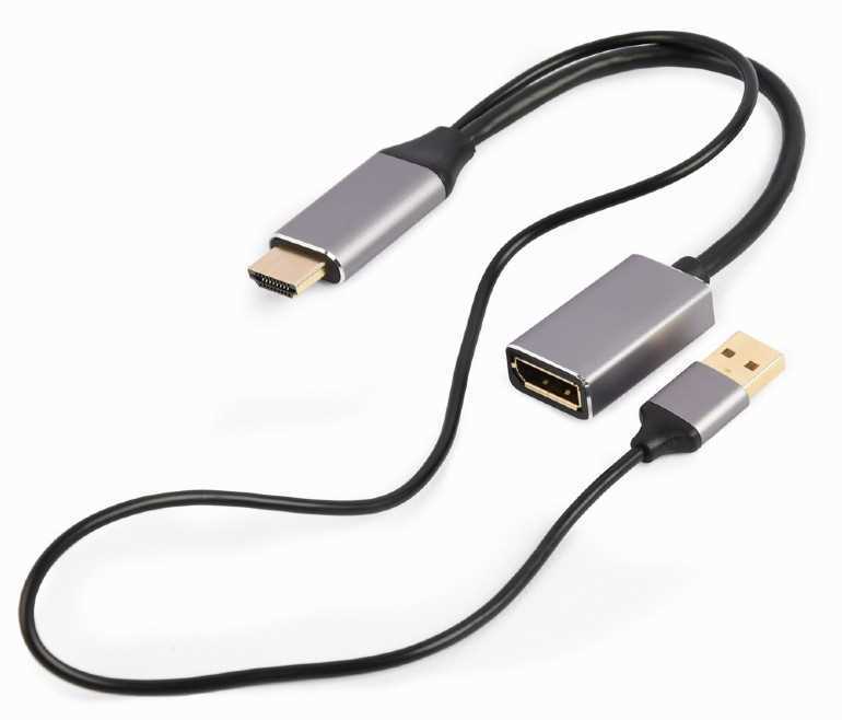 Gembird A-Hdmim-Dpf-02 Video Cable Adapter 0.1 M Hdmi Type a (Standard) Displayport Black