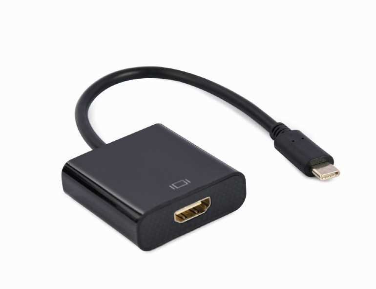 Gembird A-Cm-Hdmif-03 Usb Type-C To Hdmi Adapter Cable  4k@30hz  15 Cm  Black