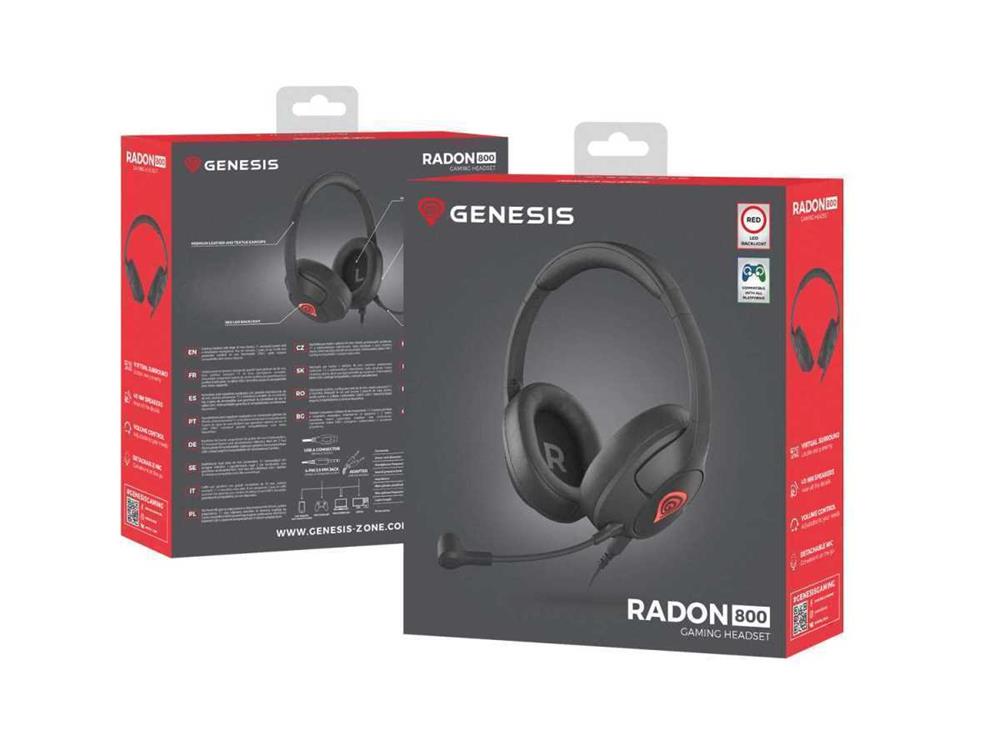 Auriculares com Microfone Genesis Radon 800 