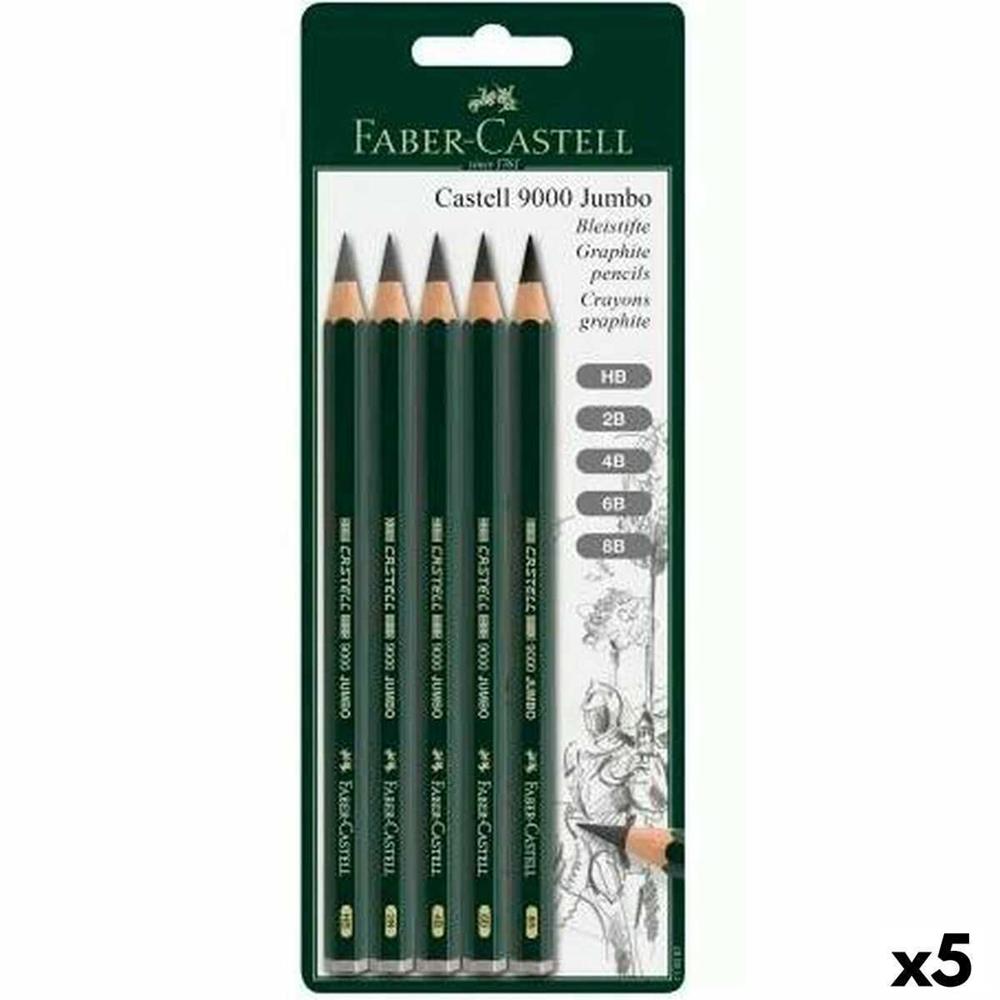 Conjunto de Lápis Faber-Castell (5 Unidades)