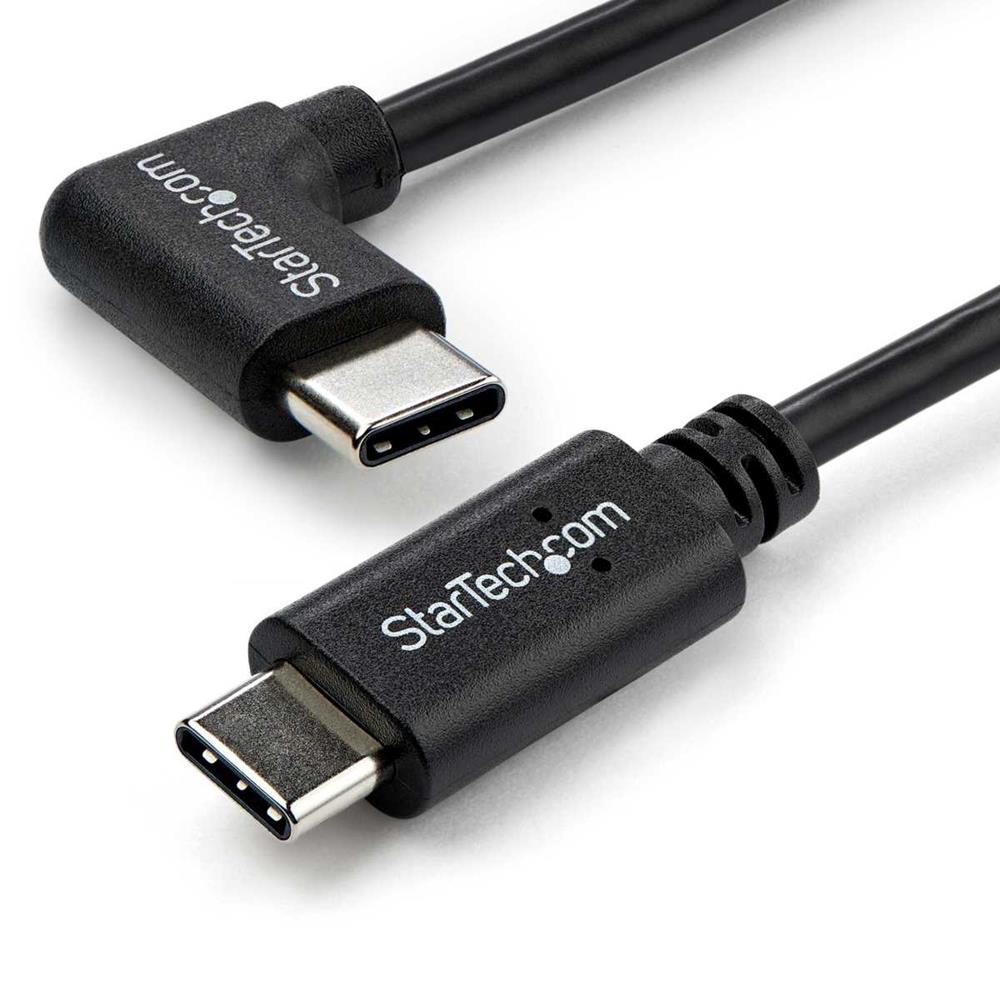 Cable 1m Usb-C a Usb-C Acodado Cabl