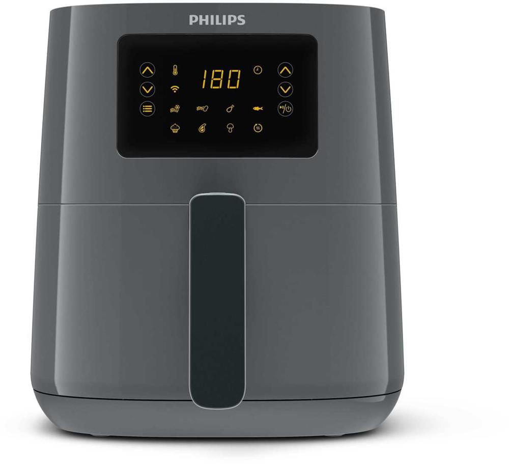 Philips 5000 Series Hd9255/60 Fryer Single 4.1 L Stand-Alone 1400 W Hot Air Fryer Black  Grey