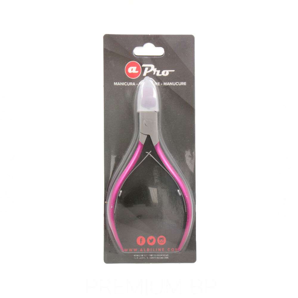 Alicate para Unhas Albi Pro 7203/10 Fúcsia (10 Cm) 