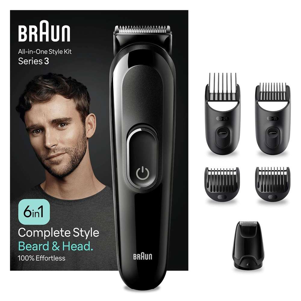 Máquina de Barbear Manual Braun Series 3 Mgk3420 