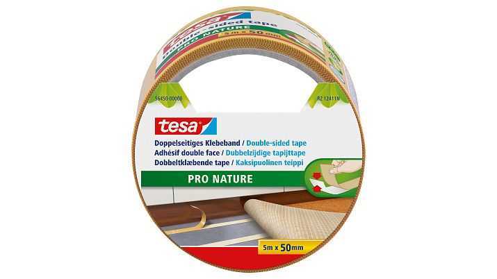 Tesa Doppelseitiges Klebeband Pro Nature 5m 50mm