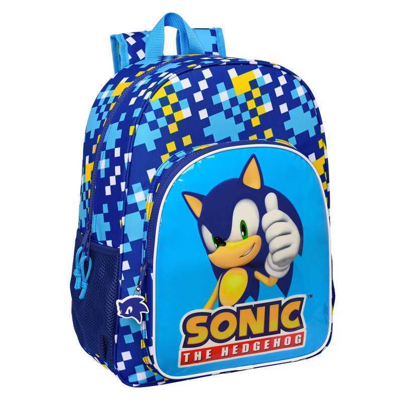 Mochila Speed Sonic The Hedgehog 42cm Adaptable
