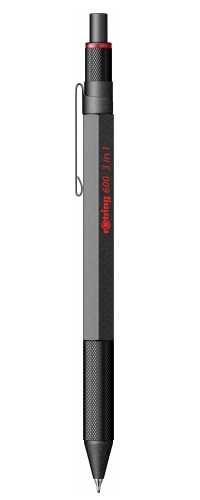 Rotring 600 Multipen 3in1 Black Fine-Lead Pen, Ball Pen Blue/Red