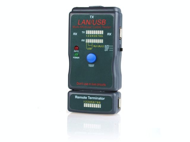 Cablexpert Nct-2 Network Cable Tester Black