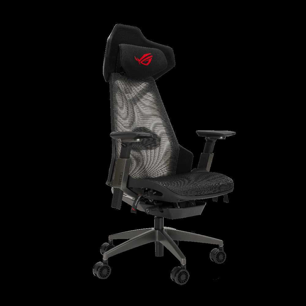 Cadeira de Gaming Asus Rog Destrier Ergo Preto Cinzento 