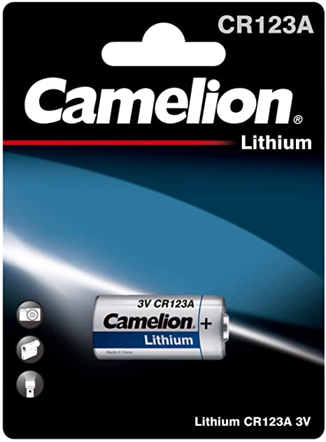 Pilha Camelion Lithium Cr123a-Bp1 3v