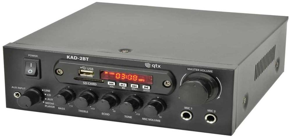 Amplificador Stereo C/ Usb/Sd/Mp3/Bluetooth