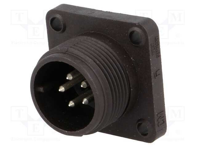 Conector: redondos, tomada, CM, IP67, PIN: 5, Cob.