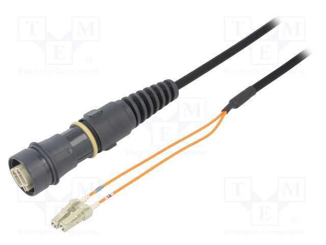 Patchcords de fibra óptica, PIN: 2, Multi modo du.